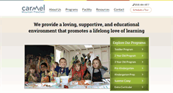 Desktop Screenshot of carmelmountainpreschool.com